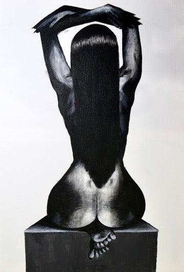 Original Acrylic Painting on Canvas, 50x70 cm