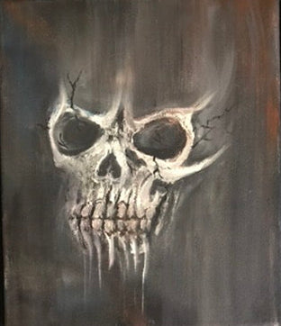 Skull – Oil on Canvas 25x30 cm
